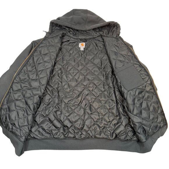 Carhartt Rain Defender 3-Season Midweight Hoodie - Black - Men's XL - Full Zip - Picture 3 of 8